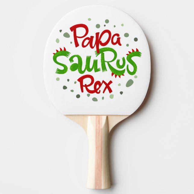 Raquete De Ping Pong Papa Surus Rex Graphic (Frente)