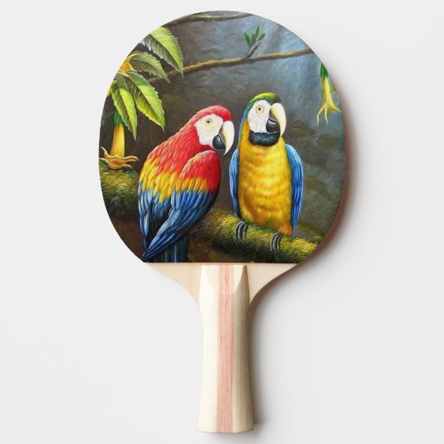 Raquete De Ping Pong Papagaios (Frente)