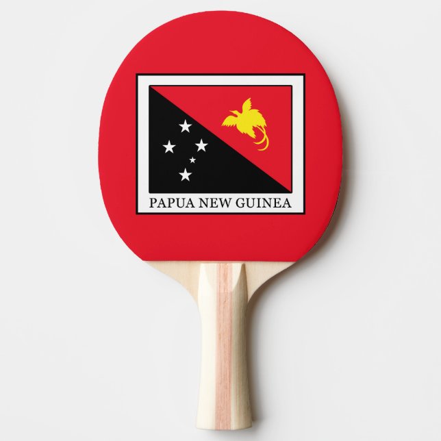 Raquete De Ping Pong Papua-Nova Guiné (Frente)