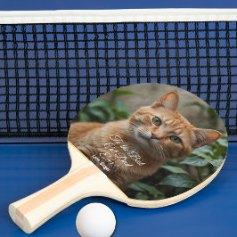 Raquete De Ping Pong Para o melhor Pai de gatos alguma vez personalizad