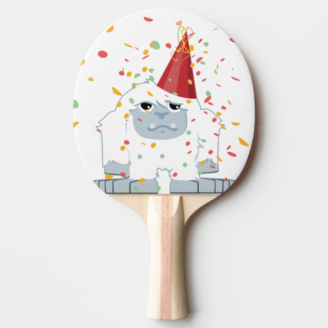 Raquete De Ping Pong Partido Confetti Yeti (Frente)
