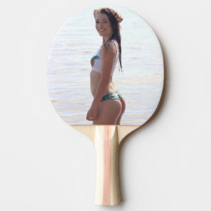 RAQUETE DE PING PONG PÁS DO PING PONG DA MENINA DA PRAIA DO BIQUINI