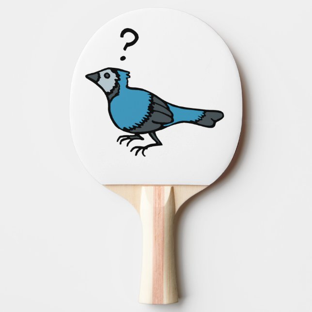 Raquete De Ping Pong Pássaro Confuso (Frente)