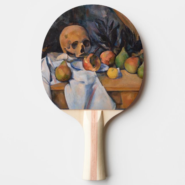 Raquete De Ping Pong Paul Cezanne - A Vida Estática com o Crânio (Frente)