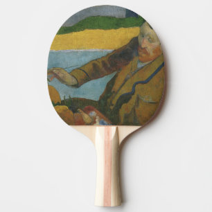 Raquete De Ping Pong Paul Gauguin Vincent van Gogh pintando girassóis