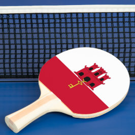 Raquete De Ping Pong pavilhão de Gibraltar