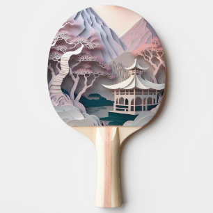 Raquete De Ping Pong Pavilhão Ping Pong Pong Padden Paisagem Putout de 