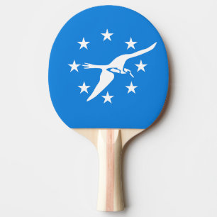 Raquete De Ping Pong Pé de pingue-pongue com bandeira de Corpus Christ