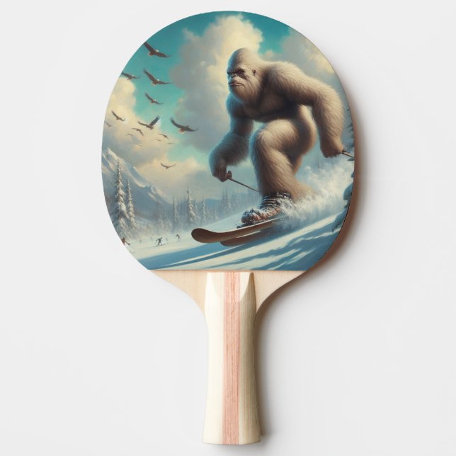 Raquete De Ping Pong Pé Grande (Frente)