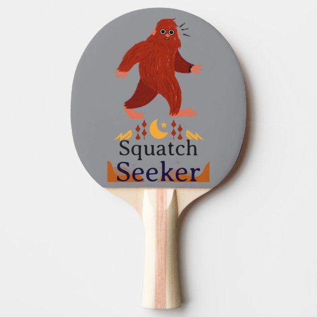 Raquete De Ping Pong Pé grande do Squatch Seeker (Frente)
