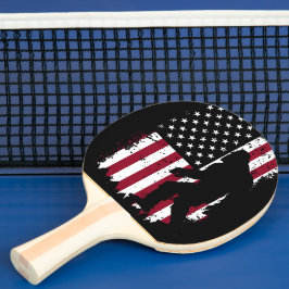 Raquete De Ping Pong Pé-grande, Patriótico, 