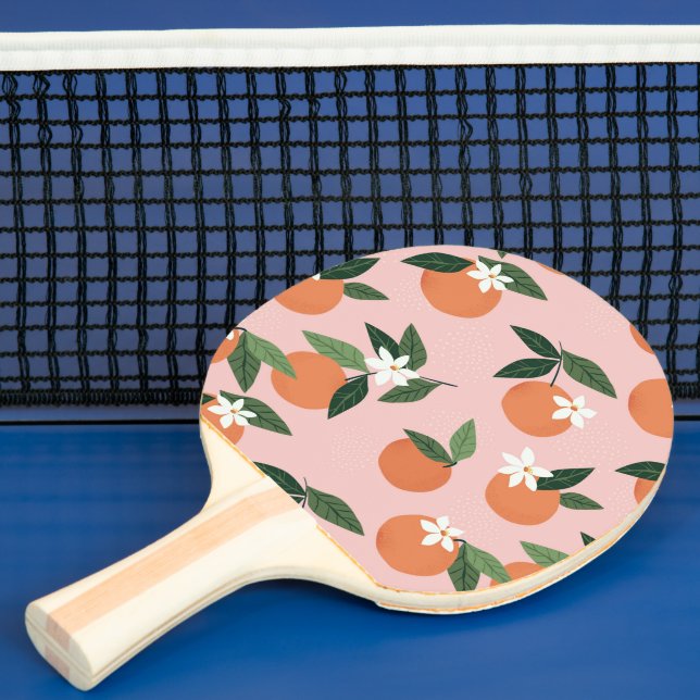 Raquete De Ping Pong Peach Orange Juice Patterno (Insitu)
