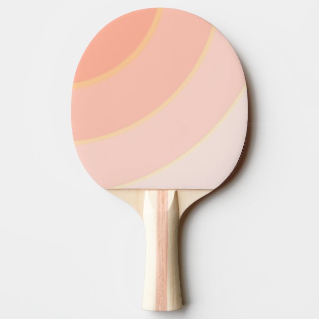 Raquete De Ping Pong Peach Swirls Ping Pong Paddle (Verso)
