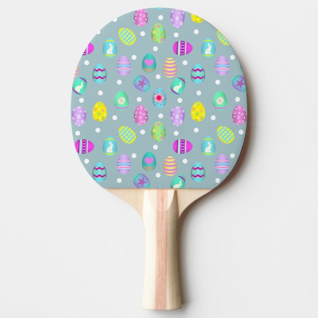 Raquete De Ping Pong Peças de páscoa (Frente)