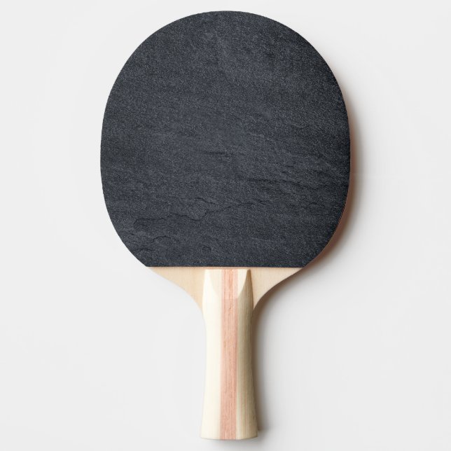 Raquete De Ping Pong Pedra de Granito Escura Simples (Frente)