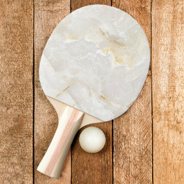 Raquete De Ping Pong Pedra Mármore Calacatta Gold