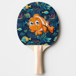 Raquete De Ping Pong Peixes Tropicais