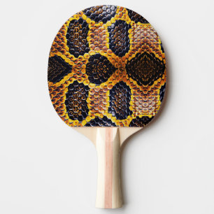 Raquete De Ping Pong pele de cobra de pitão suave elegante