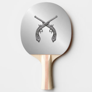 Raquete De Ping Pong Pêlos Dueling Prata