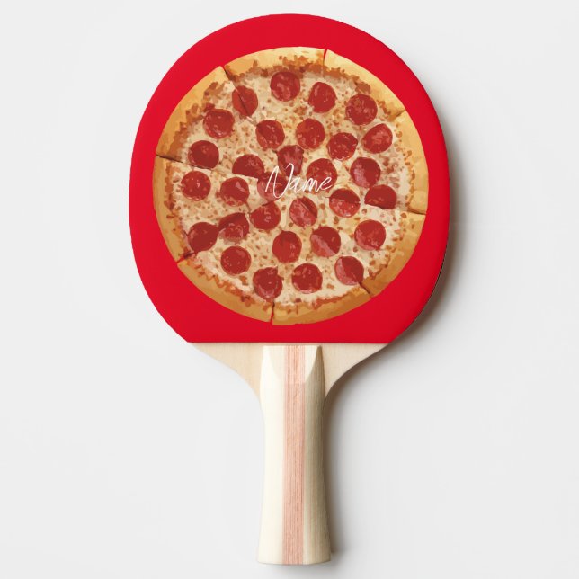 Raquete De Ping Pong Pepperoni Pizza Thunder_Cove (Frente)