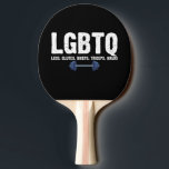 Raquete De Ping Pong Pernas LGBTQ Glutes Biceps Triceps Quads Lover de<br><div class="desc">Pernas LGBTQ Glutes Biceps Triceps Quads Lover de Gym</div>