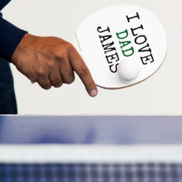 Raquete de Ping Pong Personalizada com o nome do P