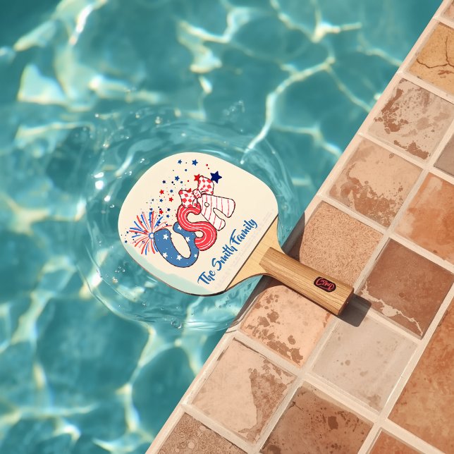 Raquete de Ping Pong Personalizada EUA (Criador carregado)