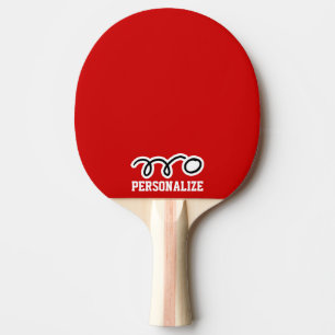 Raquete de ping pong personalizada para tênis de m