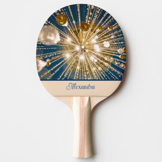 Raquete De Ping Pong Personalizado em lingote metálico (Frente)