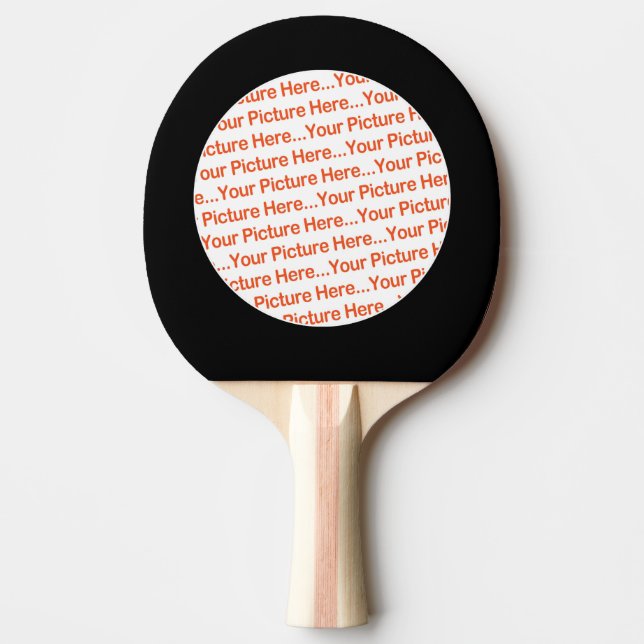 Raquete De Ping Pong Personalizar a sua própria fotografia ou imagem pe (Frente)