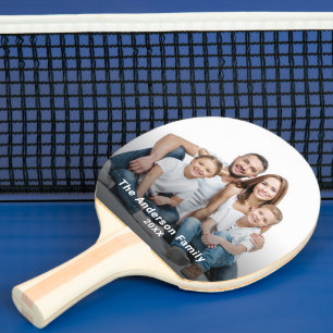 Raquete De Ping Pong Personalizar Fotografia da Família Personalizada