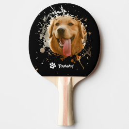 Raquete De Ping Pong Personalized Custom Photo with Name