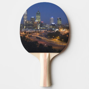Raquete De Ping Pong Perth, Austrália. Vista do centro de Perth a parti