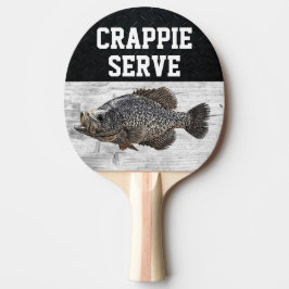 Raquete De Ping Pong Pesca Engraçada Arca-Crapie Serve Peixe Falado De 