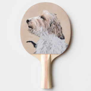 Raquete De Ping Pong Petit Basset Griffon Vendéen Painting - Arte Canin