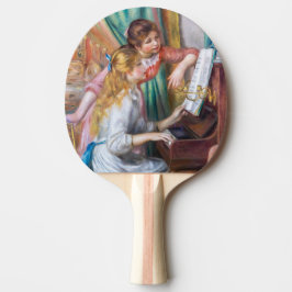 Raquete De Ping Pong Pierre Auguste Renoir - Jovens Meninas no Piano