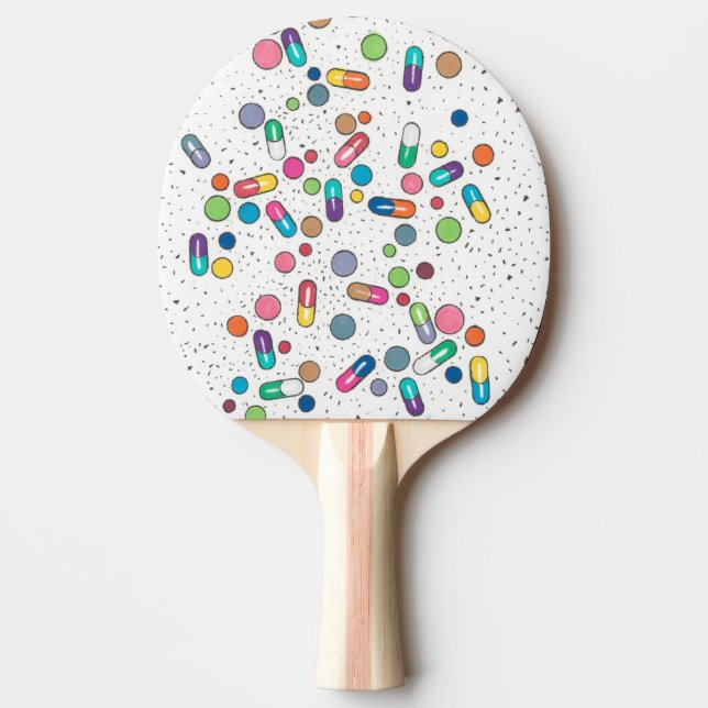 Raquete De Ping Pong Pílulas (Frente)