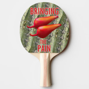 Raquete De Ping Pong Pimentões Vermelhos Trazem a Dor remo de ping pong