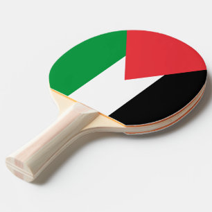 Raquete De Ping Pong Ping pong com bandeira da Palestina