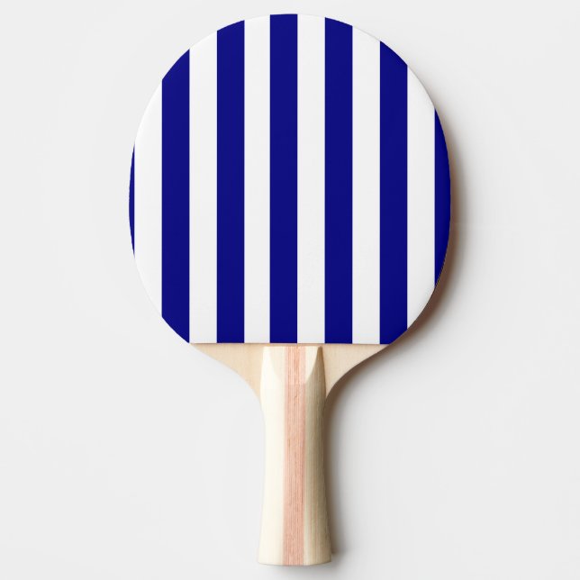 Raquete De Ping Pong Ping Pong Paddle Blue & White Stripe (Frente)