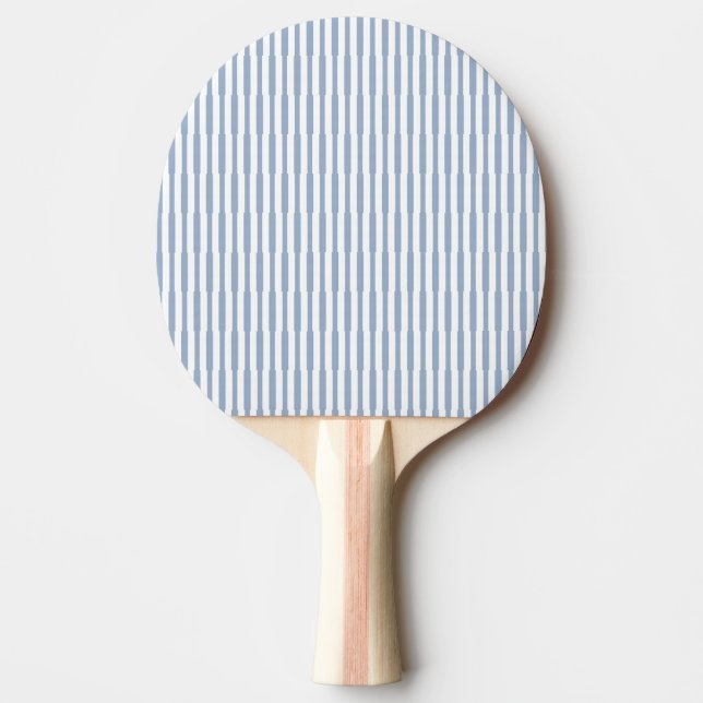 Raquete De Ping Pong Ping Pong Paddle Blue & White Stripe Square (Frente)