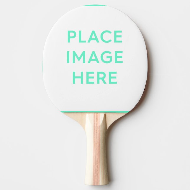 Raquete De Ping Pong Ping Pong Paddle, Borracha Negra (Frente)