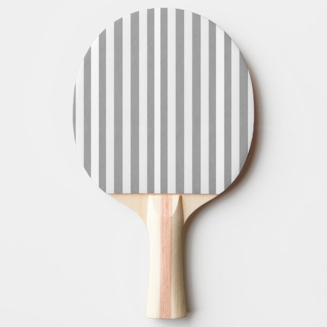 Raquete De Ping Pong Ping Pong Paddle Cinza & White Stripe (Frente)