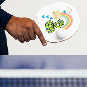 Raquete De Ping Pong Ping Pong Paddle Cobra Rainbow