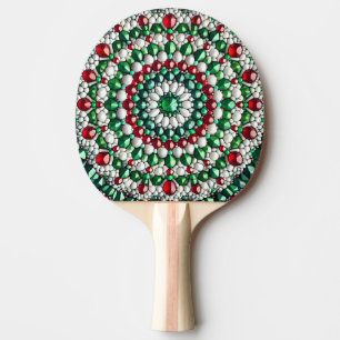 Raquete De Ping Pong Ping pong paddle com cores italianas