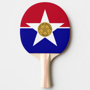 Raquete De Ping Pong Ping pong paddle com sinalizador de Dallas
