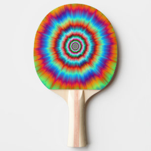 Raquete De Ping Pong Ping Pong Paddle Explosão em Azul e Laranja
