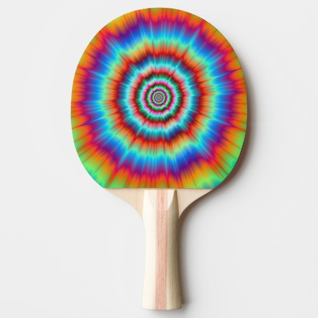 Raquete De Ping Pong Ping Pong Paddle Explosão em Azul e Laranja (Frente)