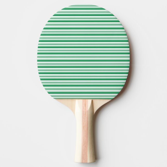 Raquete De Ping Pong Ping Pong Paddle Green & White Stripe (Frente)