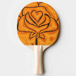Raquete De Ping Pong Ping Pong Paddle "Rosa Heart #5"